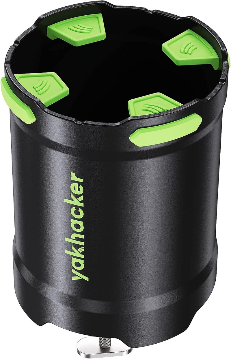 YAKHACKER Kayak Cup Holder with Rubber Tab - Multi-Functional and Anti-toppling Cup Holder for Kayak - Phone Holder, Drinks Holder, Fishing Tool, Kayak Track Mount Install - Image 1